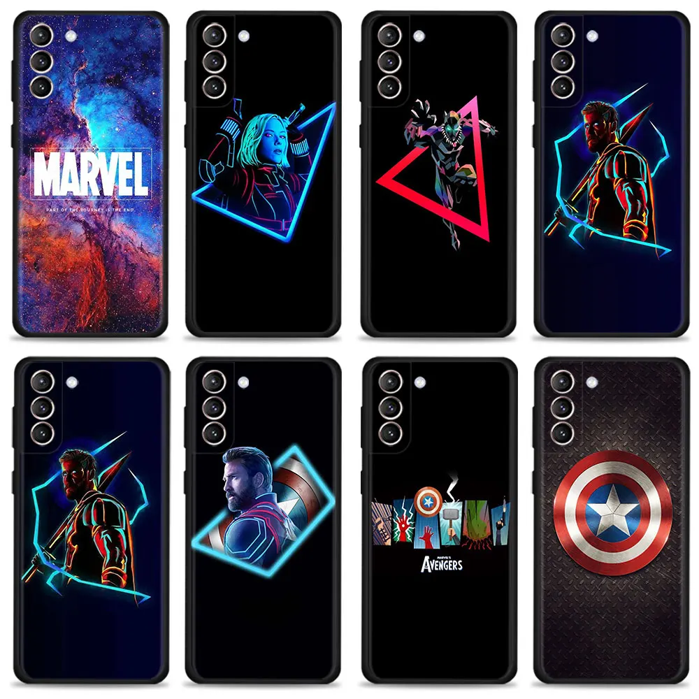 

Back Fundas Phone Cover For Samsung S10 S21 Plus S22 Ultra 5G S10e S9 S8 S20 FE 2022 S7 Marvel Hero Fantasy Art