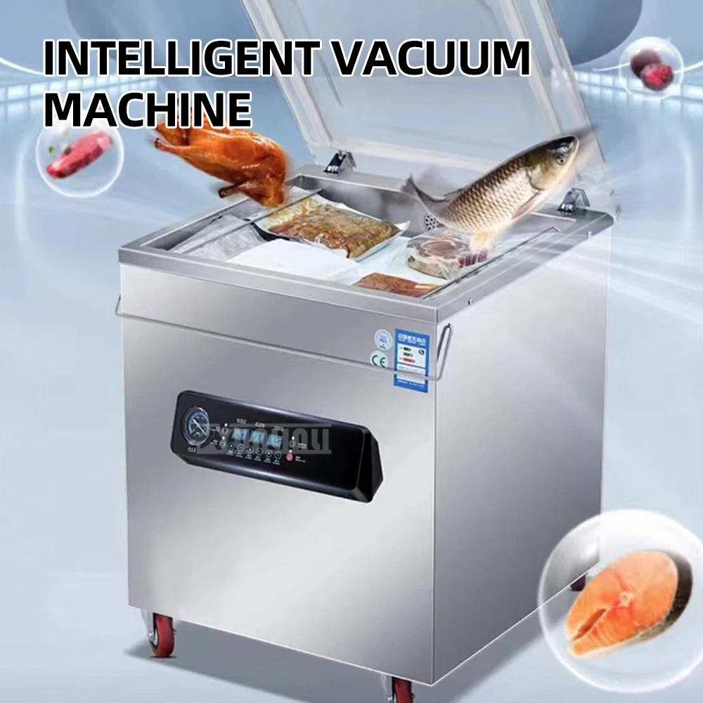 Фото 540C большой тип вакуумный упаковщик, коммерческая Mise Sous Vide, автоматическая вакуумная упаковочная машина для влажных и сухих продуктов питания №2