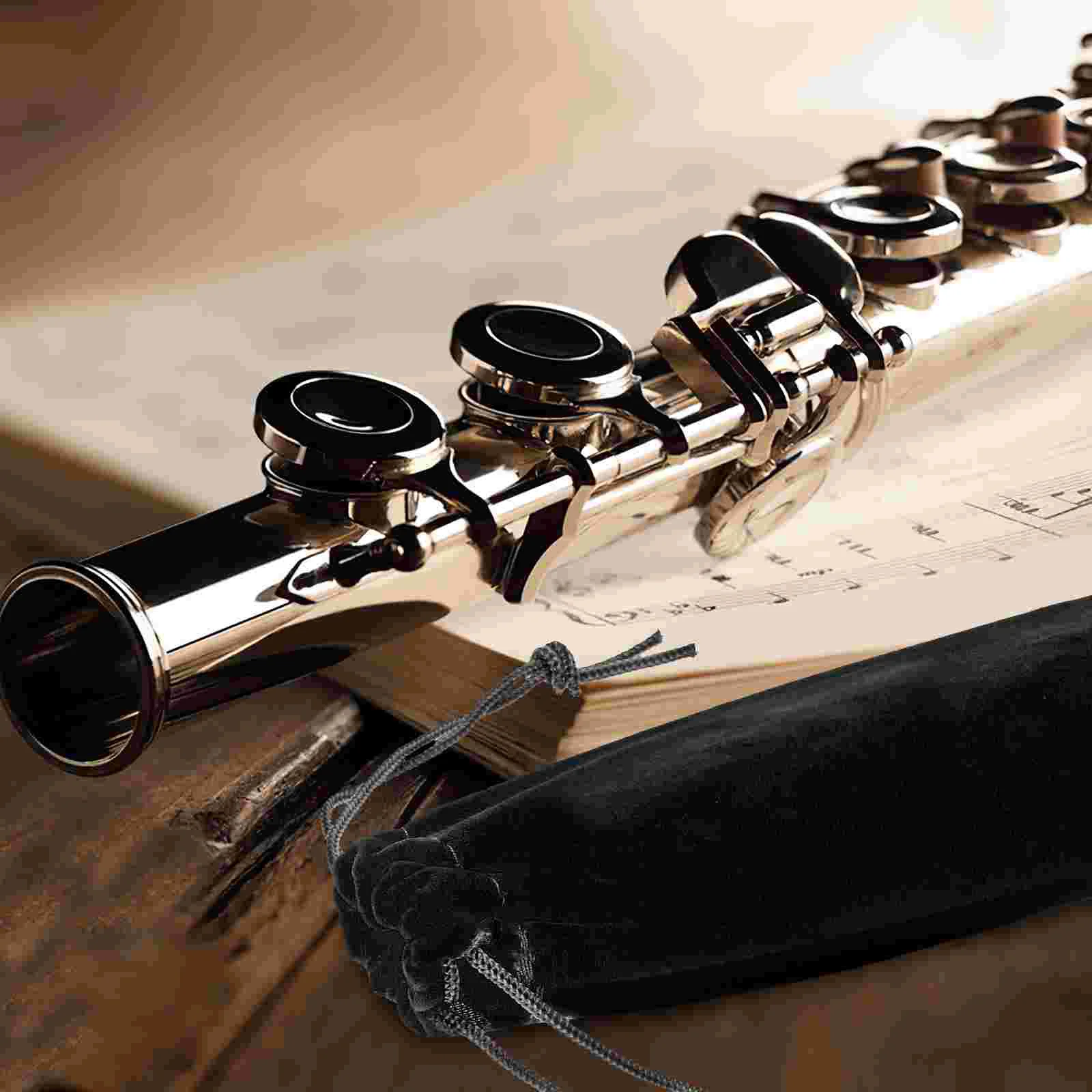 10 шт. сумка для хранения кларнета чехол флейты музыкальный замшевый бархатный