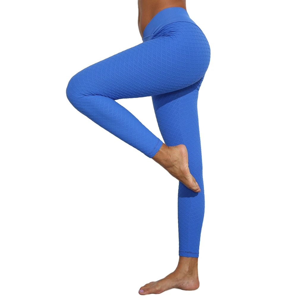 

Women's Sports Fitness Yoga Leggings Female Blue L Size