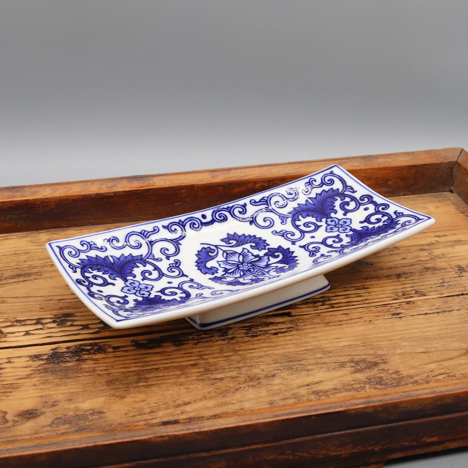 

Fruit plate, Ceramic plate, Blue and white ceramics