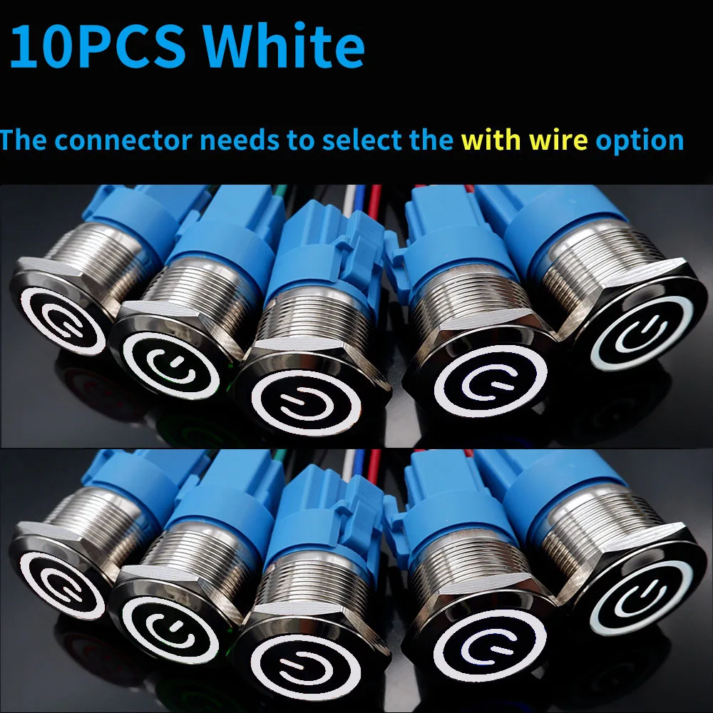 

Металлический выключатель питания PRONCH 16/19 мм 12В