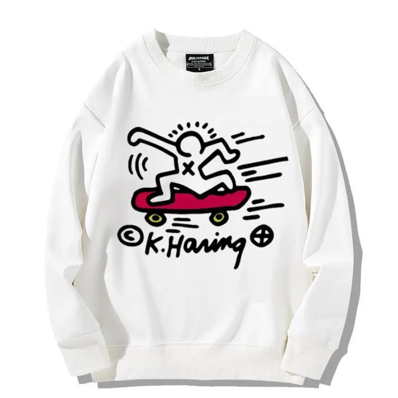 Свитшот для мужчин и женщин Повседневная Уличная одежда 2022 хлопковые топы