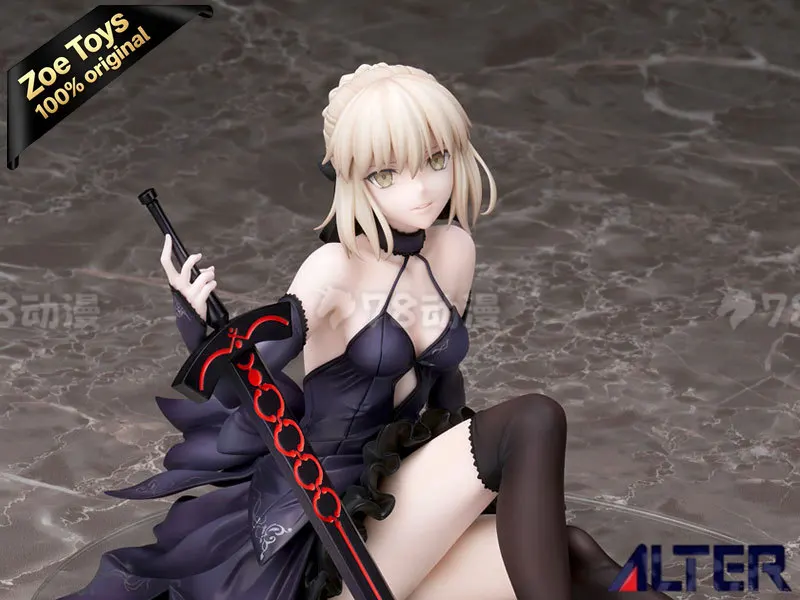 В наличии 100% оригинальная фигурка ALTER FGO Black Saber Alter в вечернем платье, 17, из ПВХ, официальная лицензионная коллекционная фигурка, подарок. (art.: 3920db6e8b7c5) - 3920db6e8b7c5