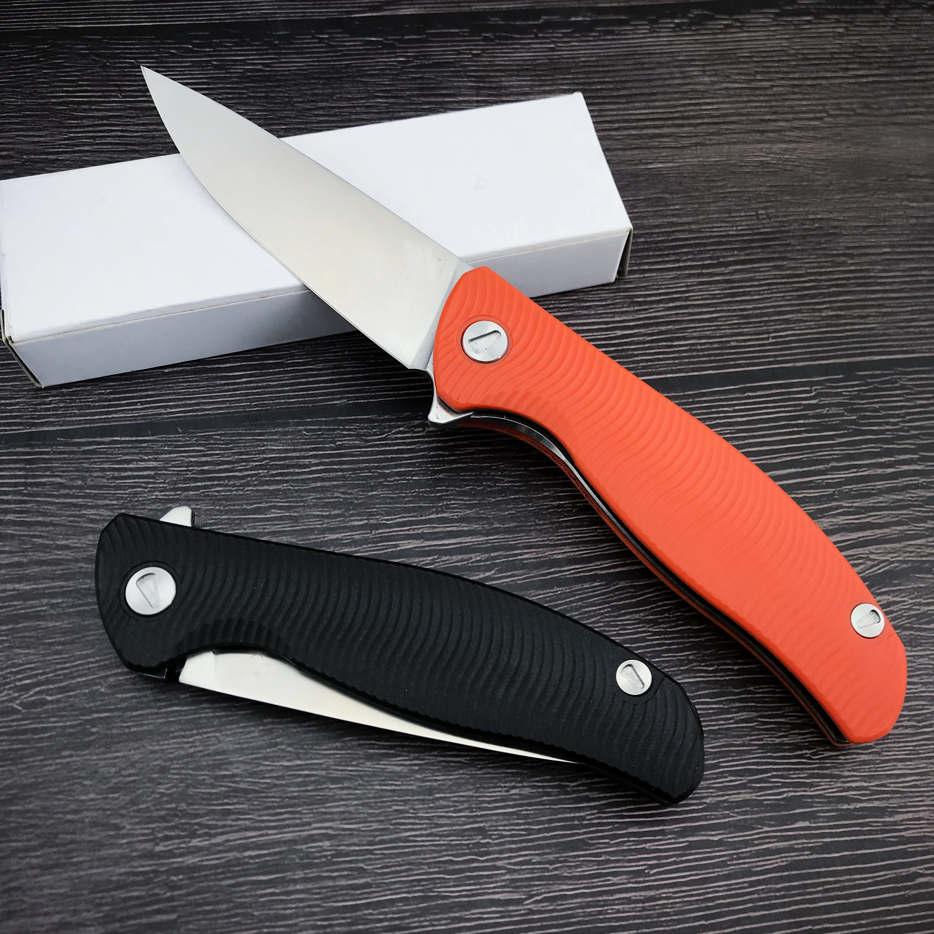 

High Hardness D2 Pocket Knife G10 Handle Outdoor Hunting Military Rescue Utility Tools Camping Folding Knives