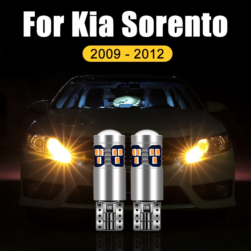 

Светодиодсветодиодный парковочные лампы без Ошибок T10, 12 В, W5W, 2 шт., для Kia Sorento 2009, 2010, 2011, 2012