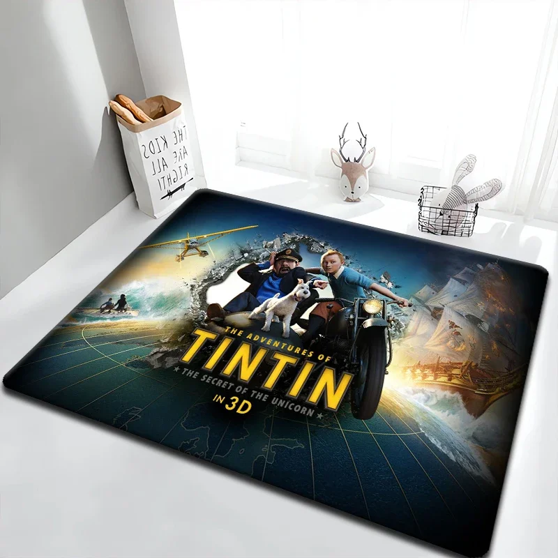 Коврик L-Les Aventures de Tintin et Milou коврик для входной двери украшение спальни гостиной