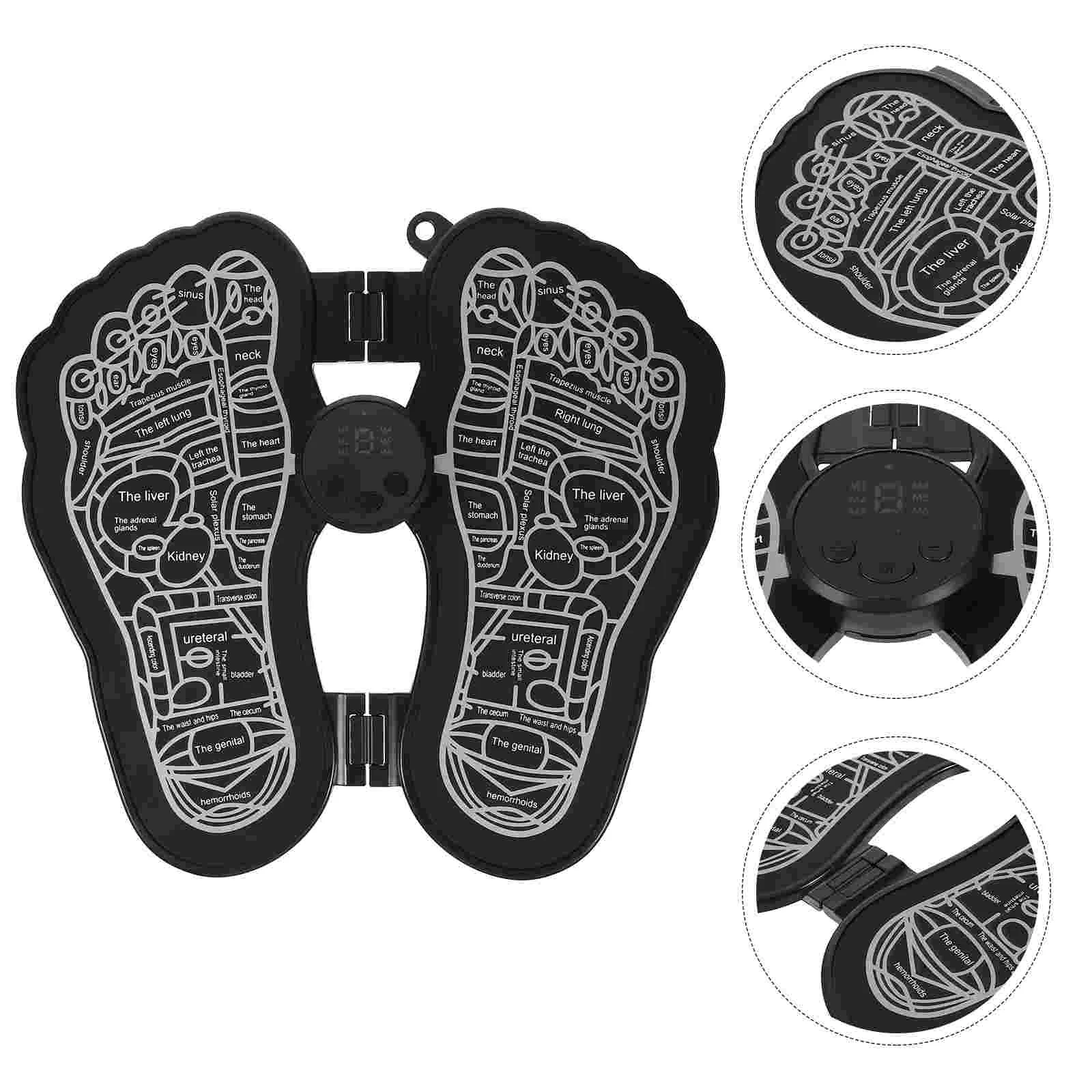 

Footpadmat, массажные стопы, планшетофон для ног, портативный, домашний, удобный, Электрический аксессуар, подушка, рельеф