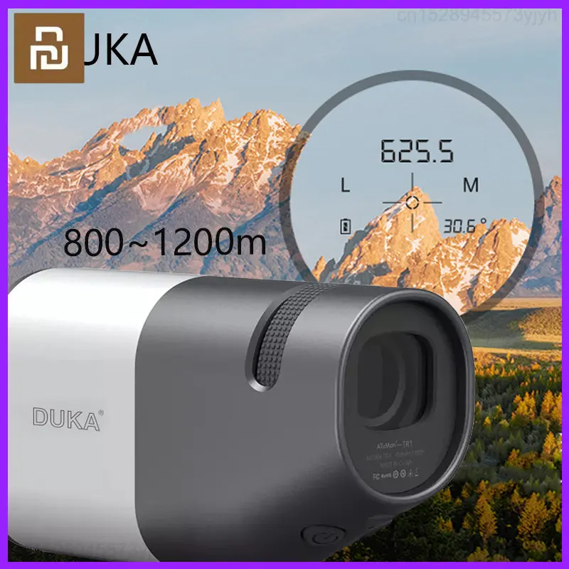 Youpin DUKA Laser Rangefinder Telescope 6X Powerful Monocular Laser Distance Meter Measuring Tools for Golf Hunting Travel TR1