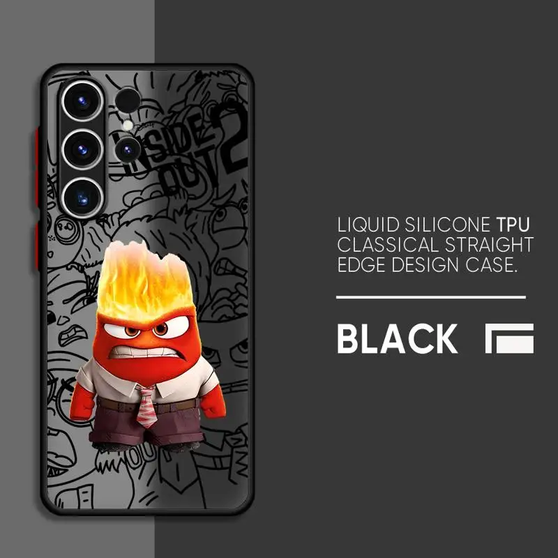 Чехол для телефона Samsung Galaxy S22 S24 ultra fe S10 20 S21 S23plus 10 Los kud матовый fundas Disney Inside Out Vice Mente