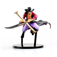 one piece the battle over the dome exquisite dracule mihawk pvc anime action figure model collection toy desktop decoration