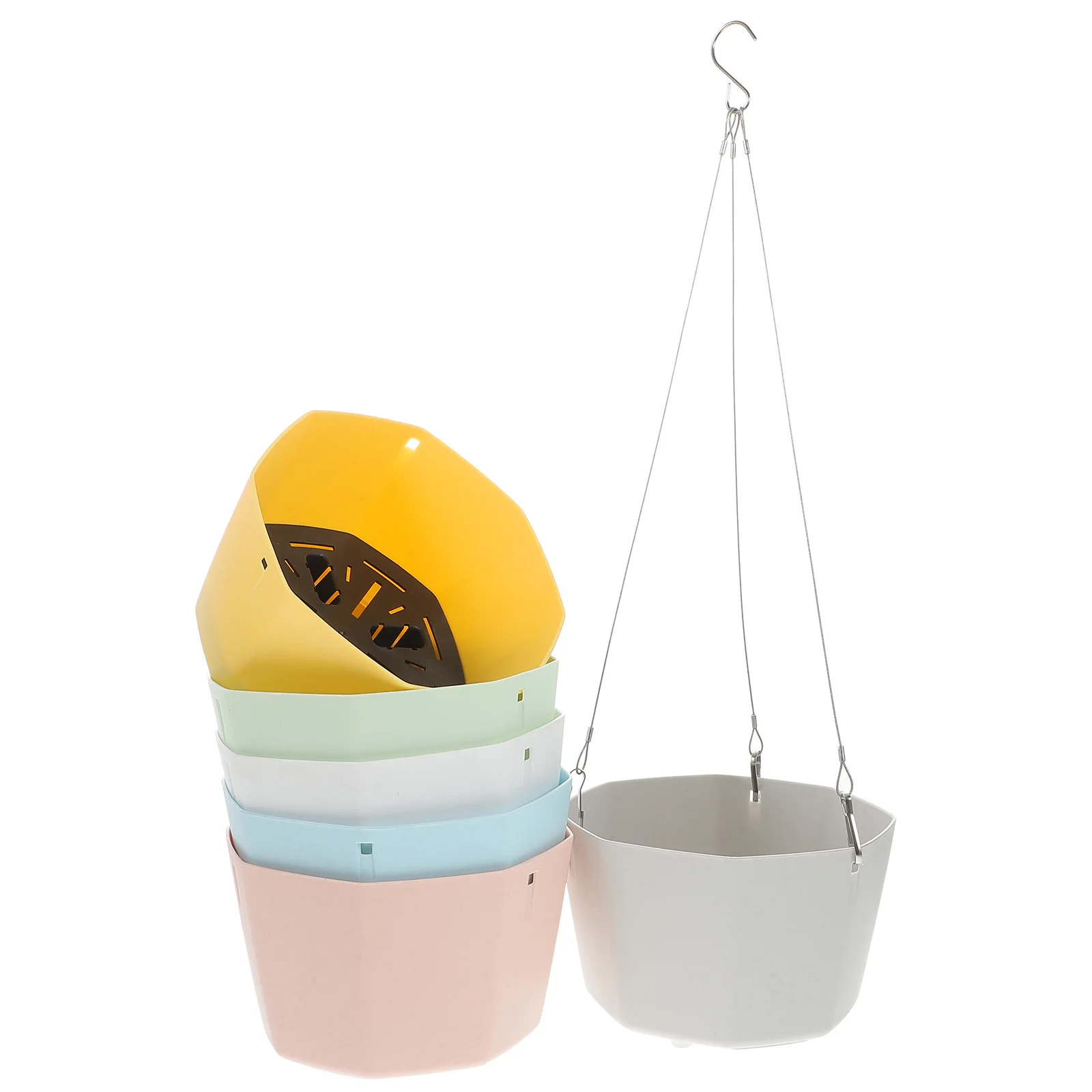 

Цветочный контейнер, цветочные горшки, Комнатные растения, подвесная корзина для цветов, уличные подвесные горшки для украшения, настенная подвесная корзина