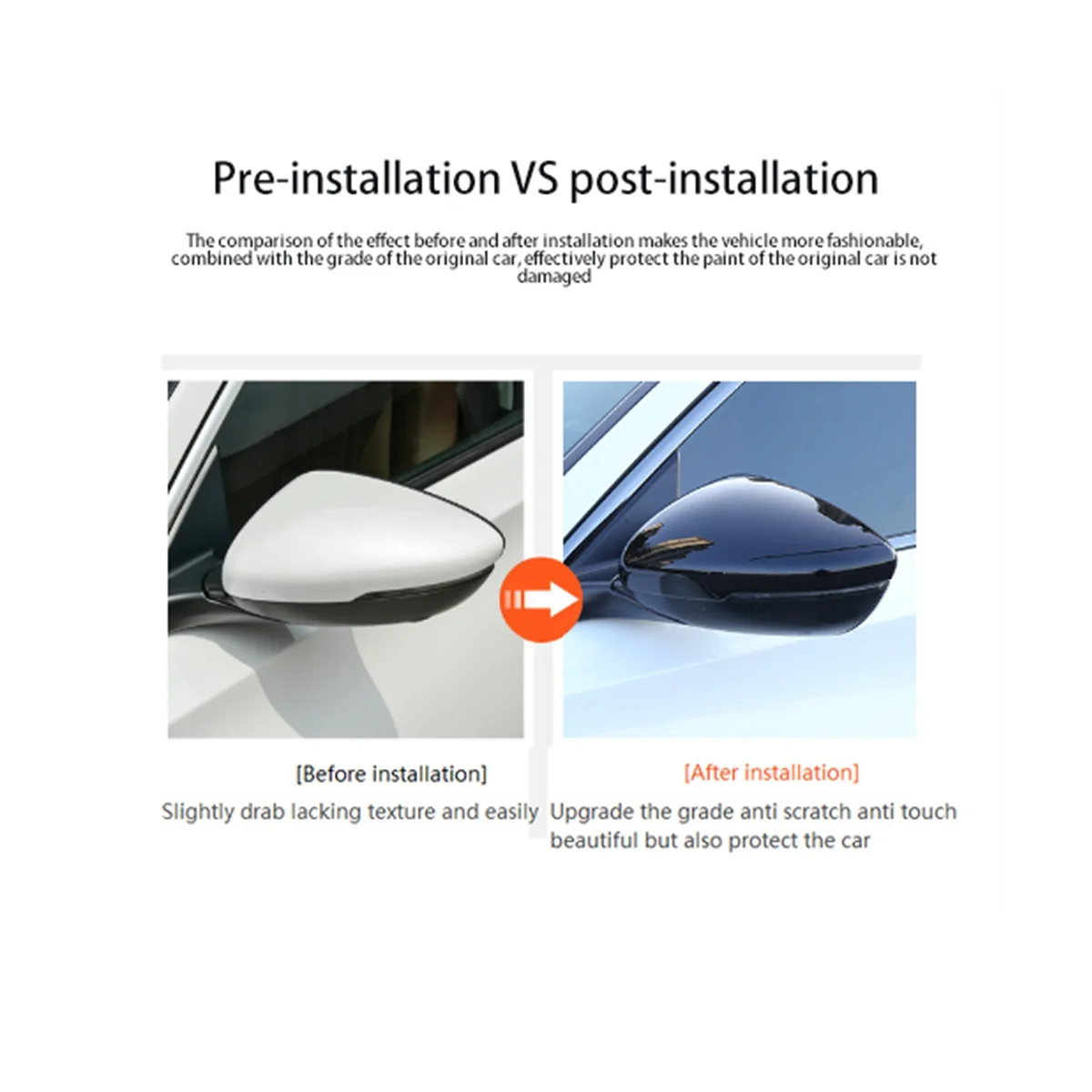 Зеркальная крышка Bullhorn для 10-го поколения Accord 260 и гибридных версий зеркала