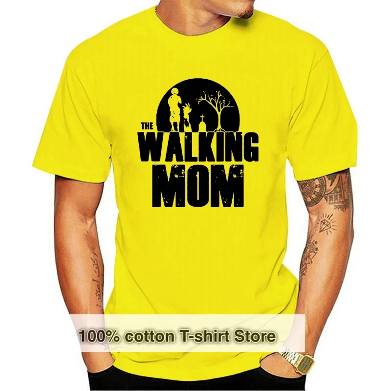 

The Walking Mom Mothers Day Birthday T-Shirt Men Women Shirt Cool Casual t shirt men Unisex New Fashion