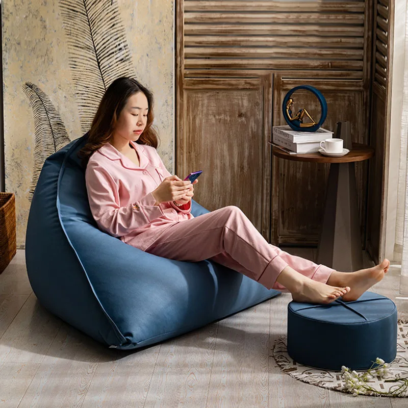 

Living Room Filling Bean Bag Sofa Lazy Large Floor Outdoor Bean Bag Sofa Bedrooms Single Sofy Do Salonu Household Products