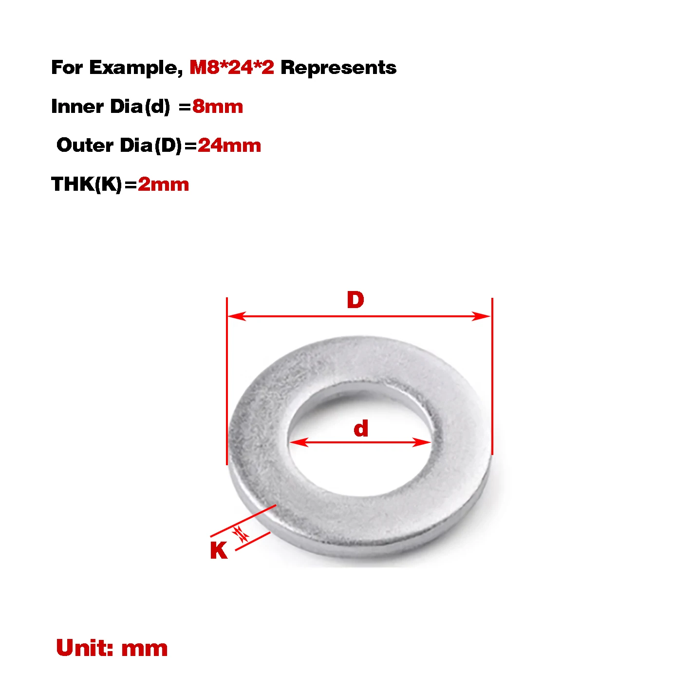 

Шайбы из алюминиевого сплава M4-M14