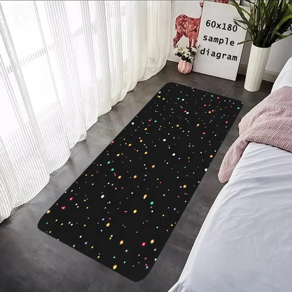 P-Серебряный Блестящий напольный коврик с рисунком