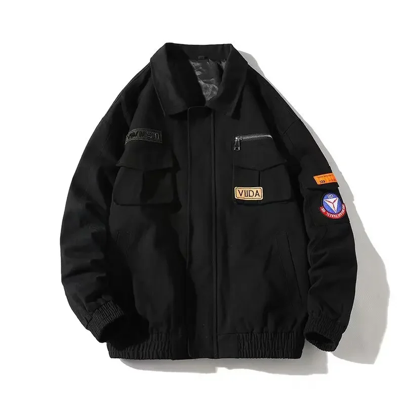 Универсальная Повседневная Свободная куртка в японском стиле винтажная