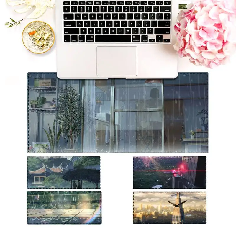 

Protection The Garden of Words Mouse Pad Gaming MousePad Large Big Mouse Mat Desktop Mat Computer Mouse pad For Overwatch