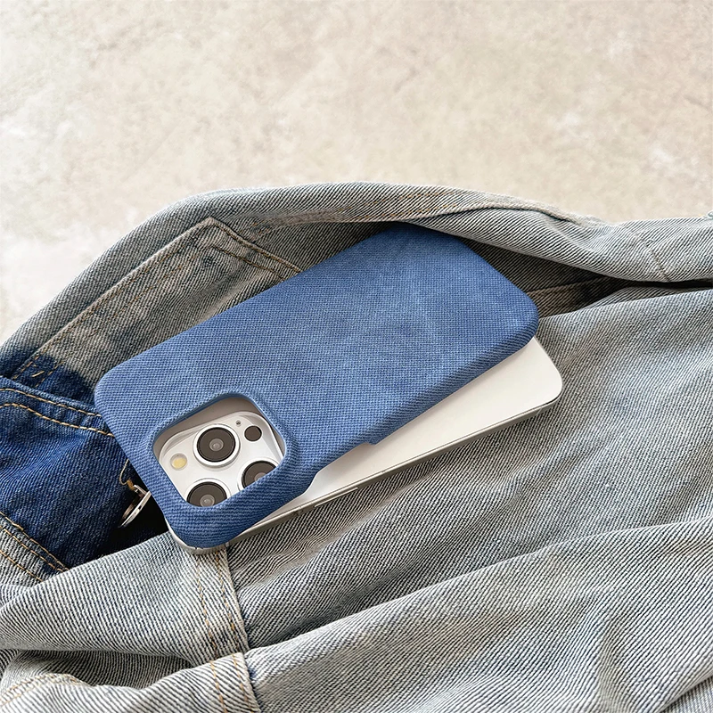 Винтажный джинсовый чехол для телефона iphone 15 14 13 12 11 Pro Max Plus противоударный бампер