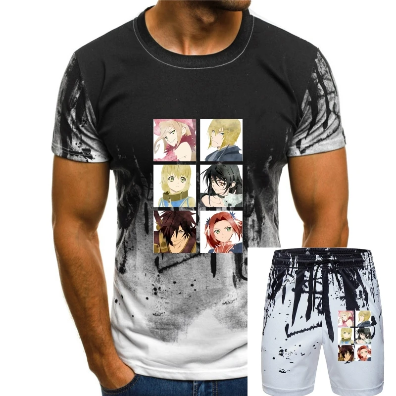 

Men Short sleeve tshirt Tales of Berseria Cast Unisex T Shirt Women t-shirt