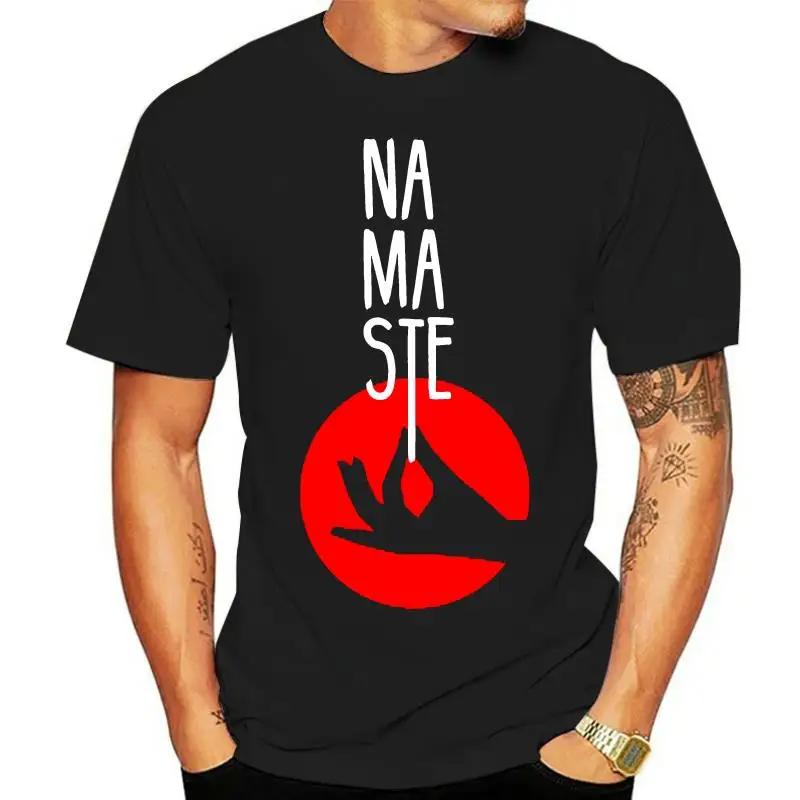 

Men T Shirt NAMASTE PEACE Yoga Woman Shirt Women T-Shirt