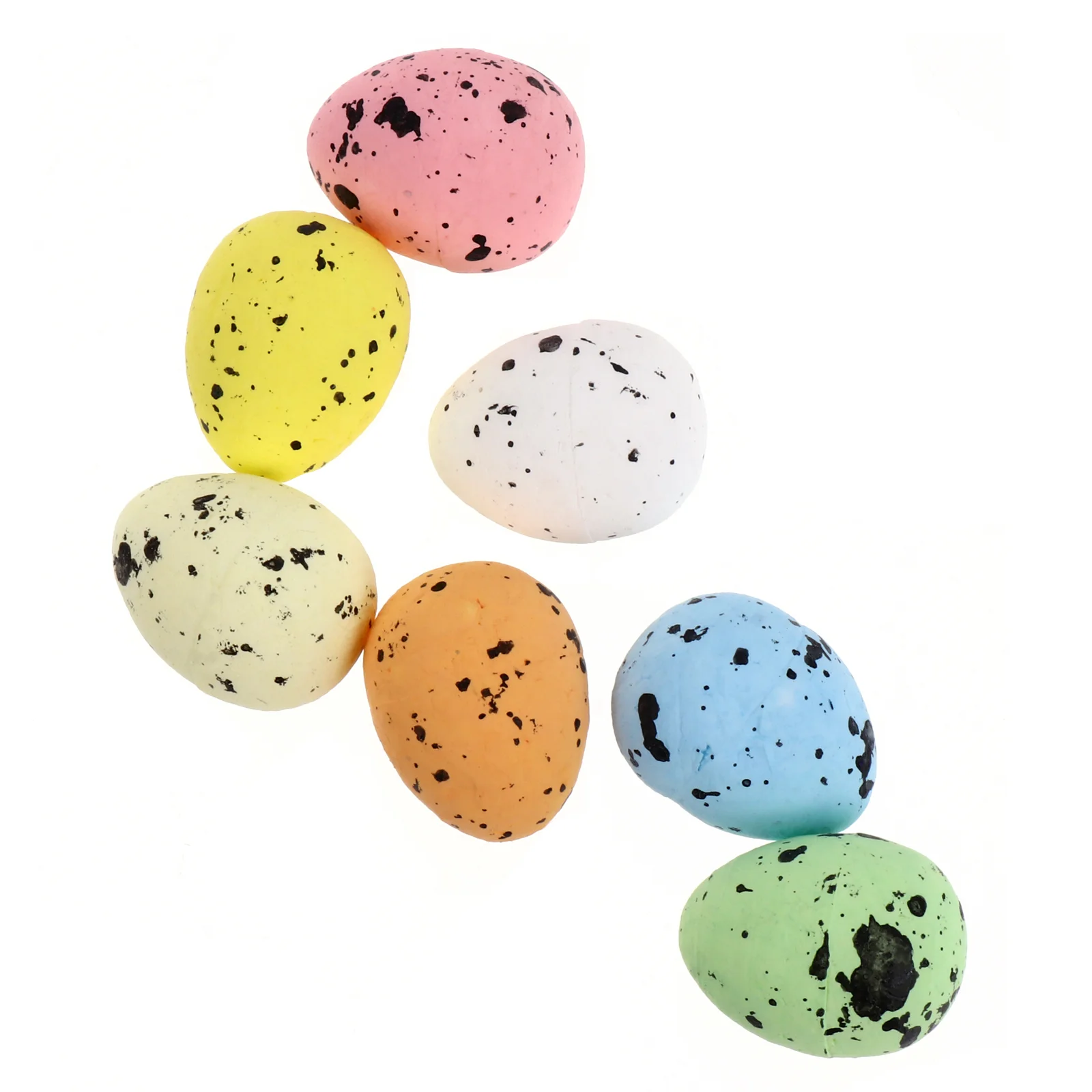 

100 Pcs Bird Nest Egg Bulk Toys Kids DIY Egg Filler Hand Painted Eggs Foam DIY Easter Eggs Toddler Simulation Easter Eggs
