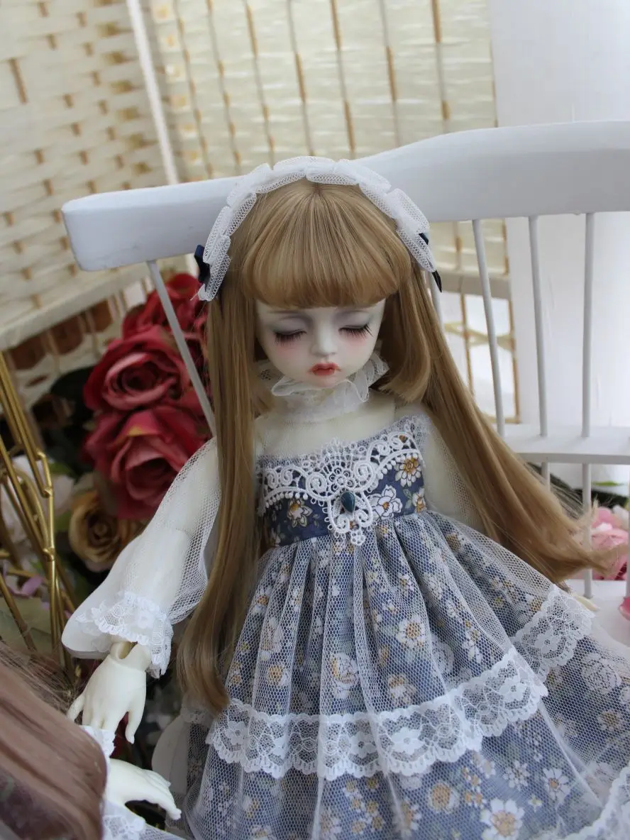 

Заколки для волос в стиле ретро, голубые/красные, для шарнирных кукол