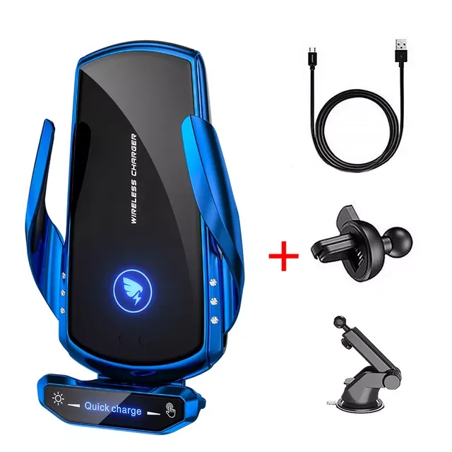

Phone Holder Wireless Charger Qi 15W Fast Charging For iPhone 11 12 Pro Xiaomi Samsung Huawei Magnetic Wireless Car Charger