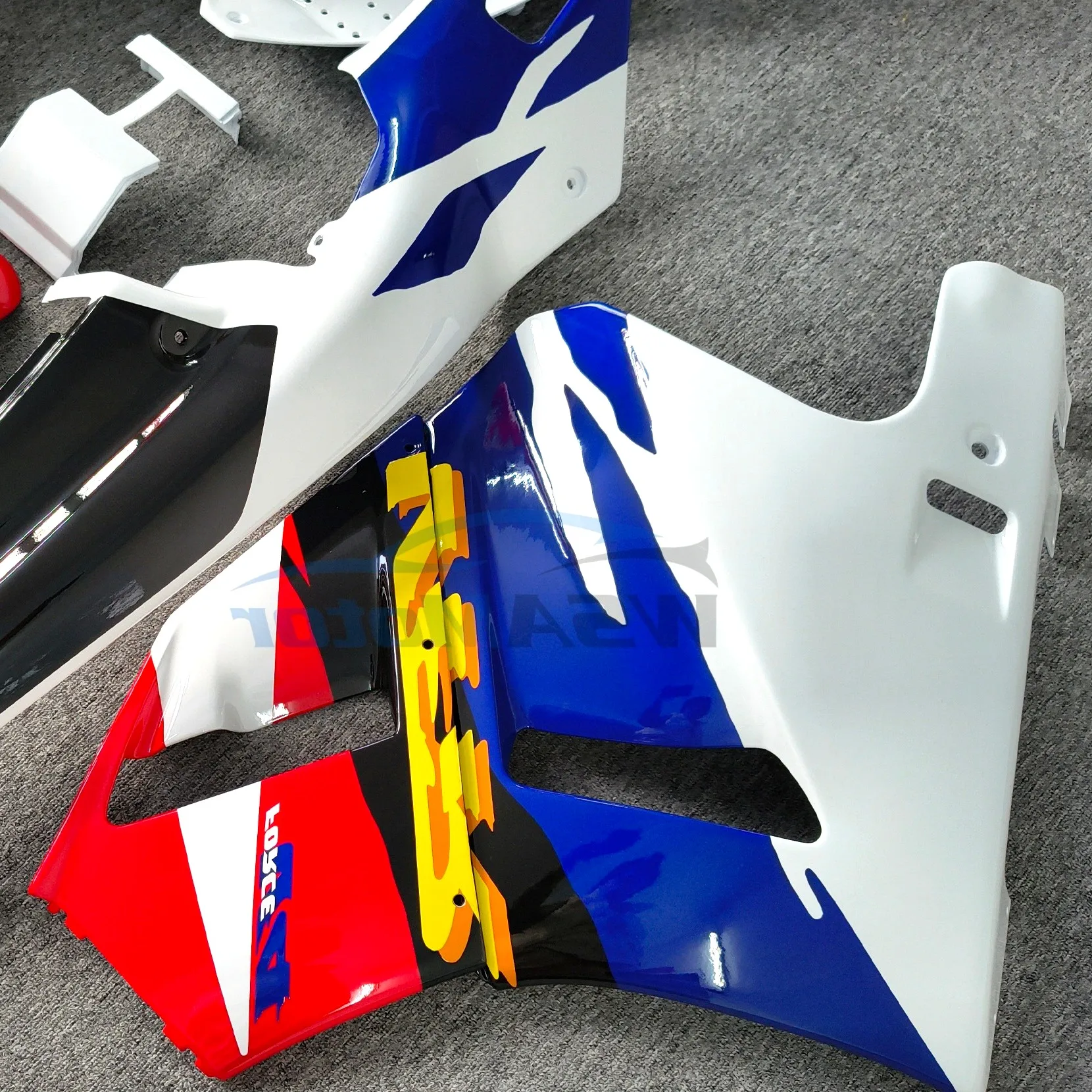 Фото Новый комплект обтекателей из ABS-пластика - для HONDA VFR400 RVF400 NC30 1987-1988 VFR400RR Мотоциклетный ветровой спойлер, обтекатель ветрового стекла W №5
