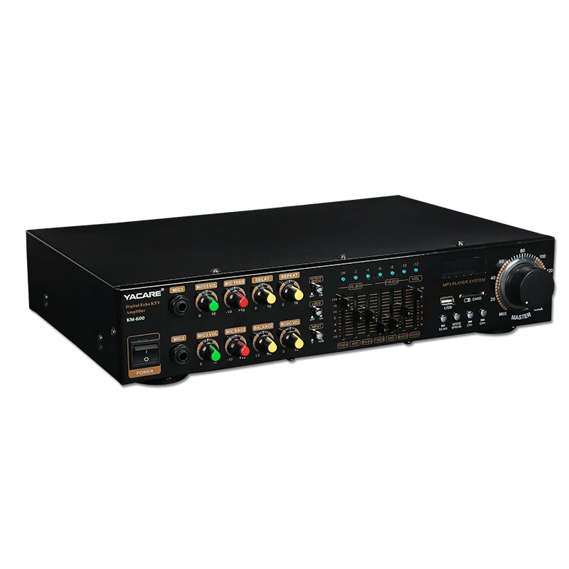 

Регулируемый беспроводной Bluetooth KTV аудио усилитель с FM-радио USB SD EQ