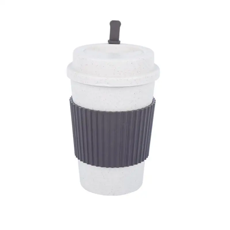 High Quality Outdoor Portable Cup Minimalist Portable Tea Cup Convenient Comfortable To Hold Wheat Straw Coffee Cup Water Cup