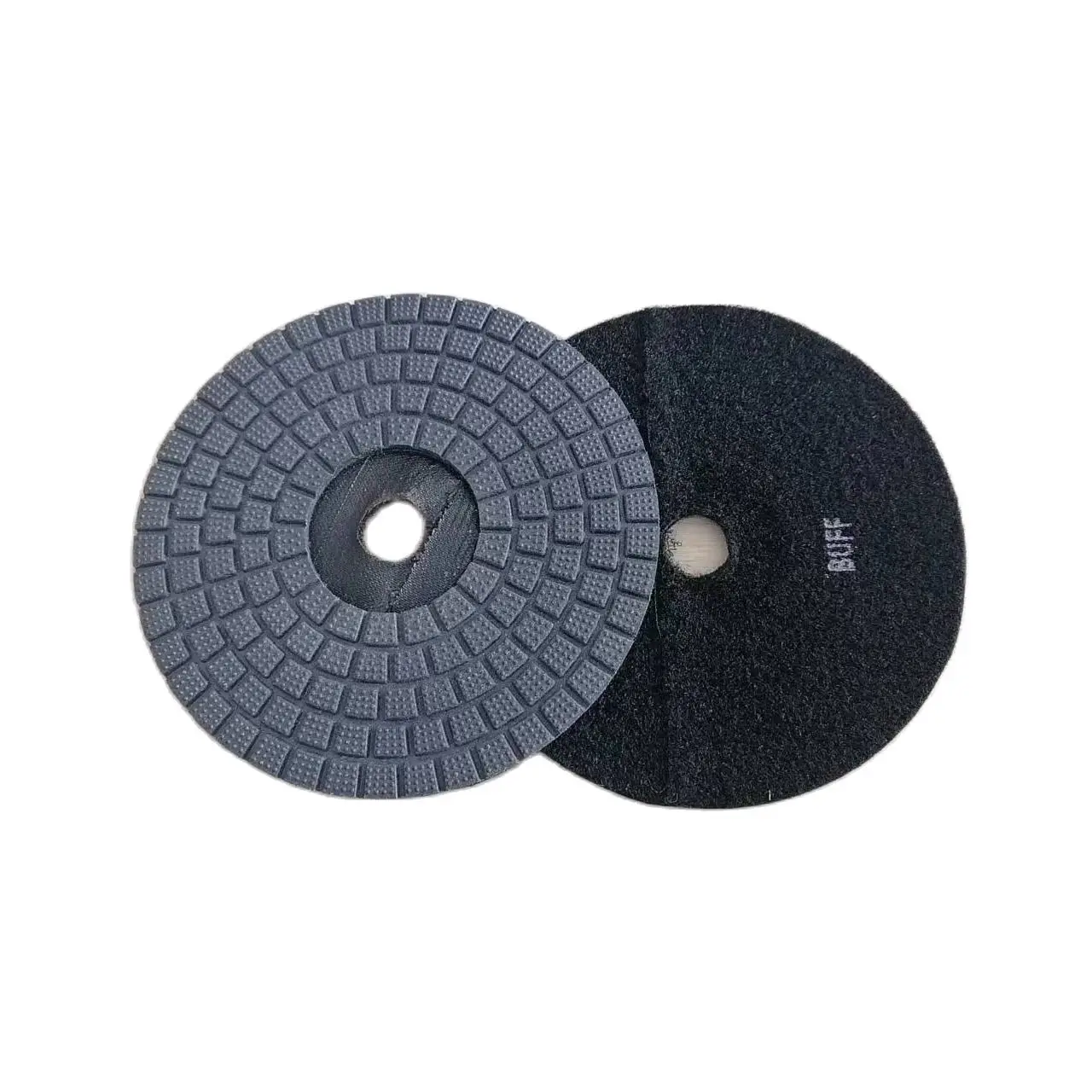 6”150mm Black Diamond Wet Buff Polishing Pad For Grinding Stone Marble Granite Abrasive Mirror Effect Particle Polishing Pads