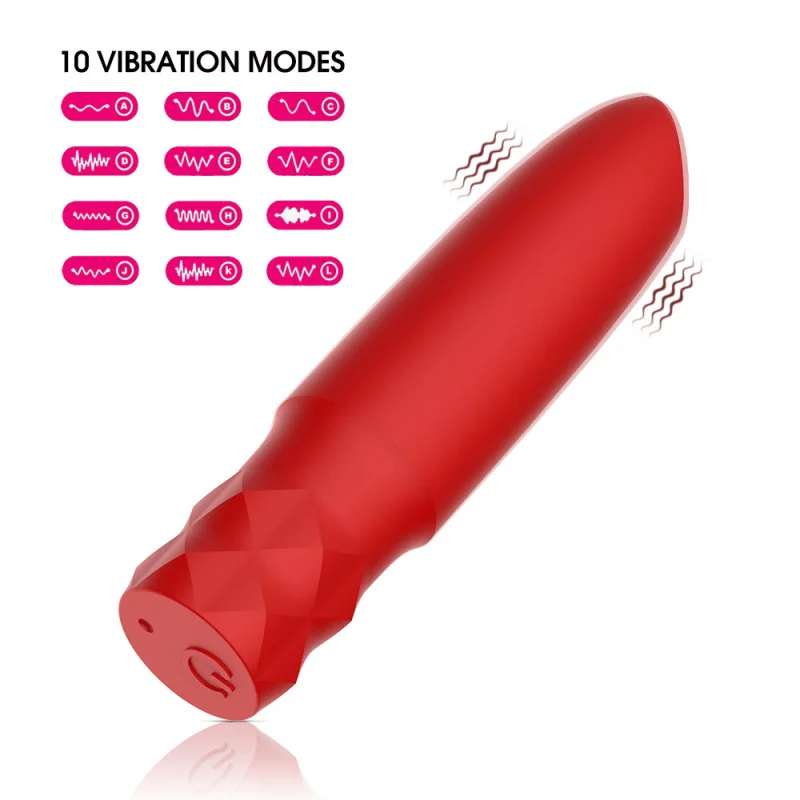Adult Products Factory Andy Strong Shock Silicone Bullet Vibrator Female Massage