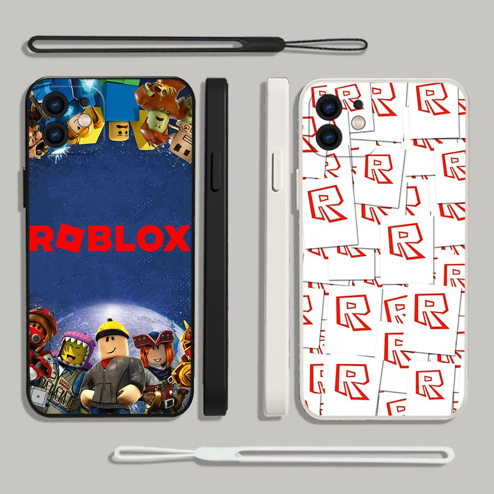 

Hot Game RobloxS Phone Case For Xiaomi Redmi Note 12 11 11T 10 10S 9 Pro Plus 10C 9A K40 K50 K60 4G 5G With Hand Strap