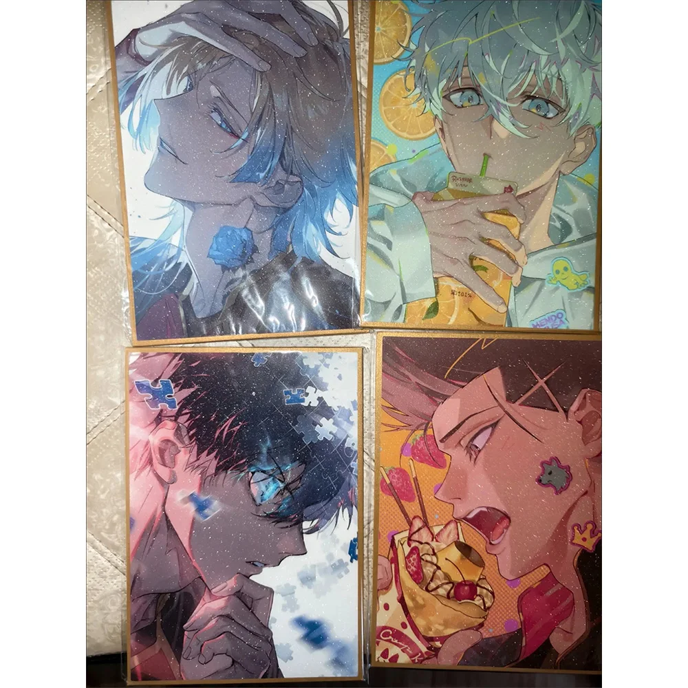 Синяя Фотокарта акриловый кирпич Nagi Seishiro Isagi Yoichi Майкл Кайзер Баро шоу красивый