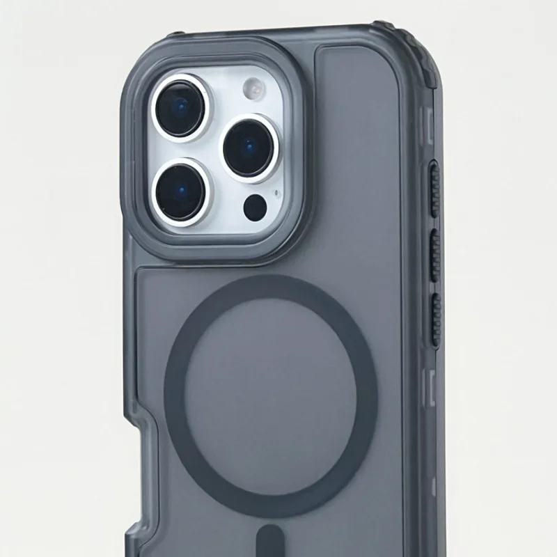 Неоновый полупрозрачный чехол MagSafe с беспроводной зарядкой для iPhone 16 Pro 15 14 13 Max