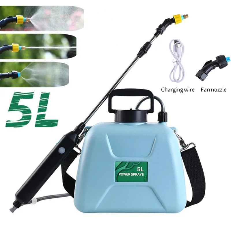 

5L Electric Sprayer Garden Automatic Atomization USB Rechargeable Watering Can Garden Irrigation Plant Sprayer Bottle Sprinkler