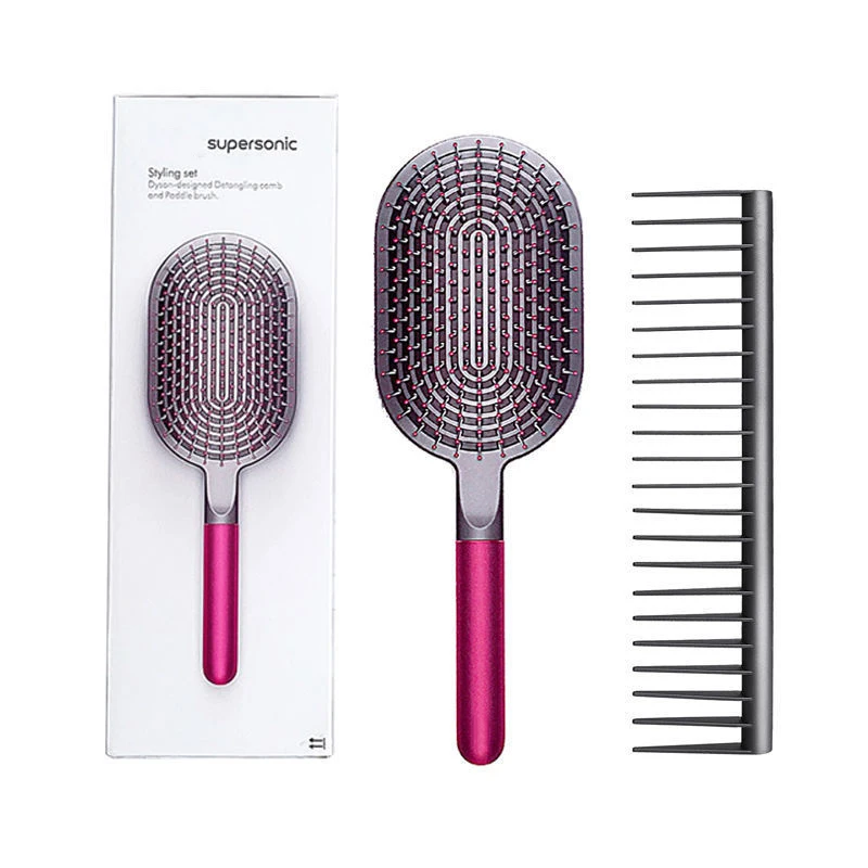 

For Comb Wide Tooth Air Detangling Hairdressing Rake Hair Styling Massage Set 2pc Tool Accessories Sharon Brush Hair Tools