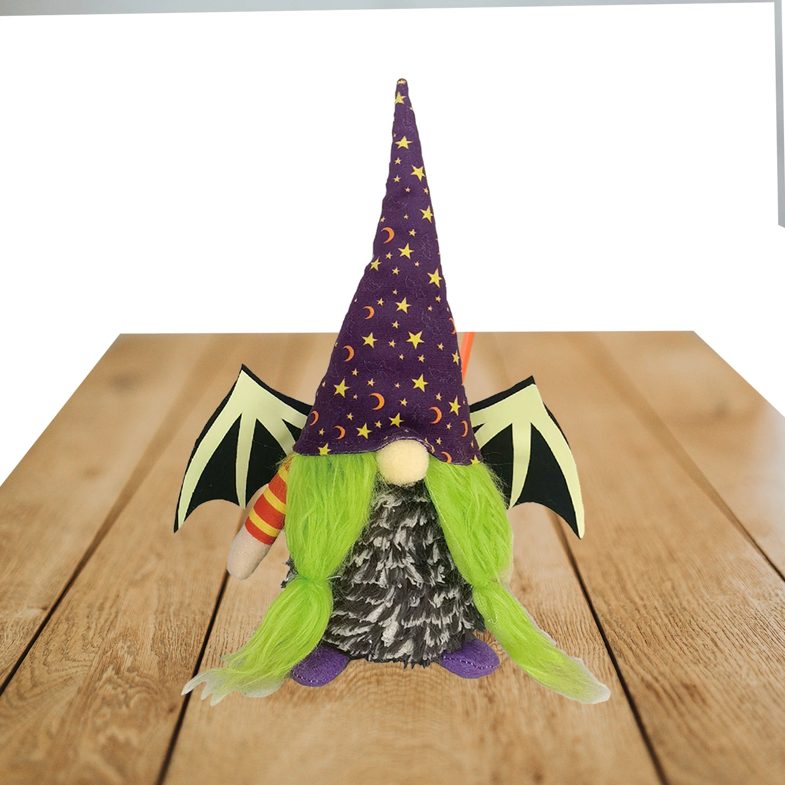 

Плюшевые куклы на Хэллоуин, милые осенние гномы, плюшевые украшения, безликая кукла с крыльями летучей мыши, фигурки, украшения на День Благ...