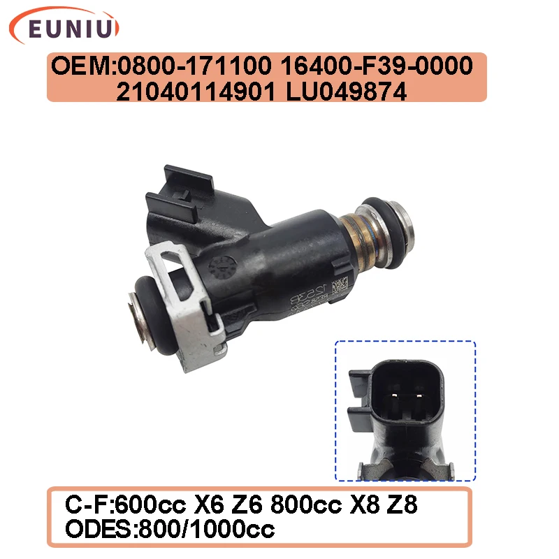 

Топливный инжектор для CF X8 800 800CC CF UForce Zforce 800-EX 0800-171100 16400-F39-0000 21040114901 LU049874