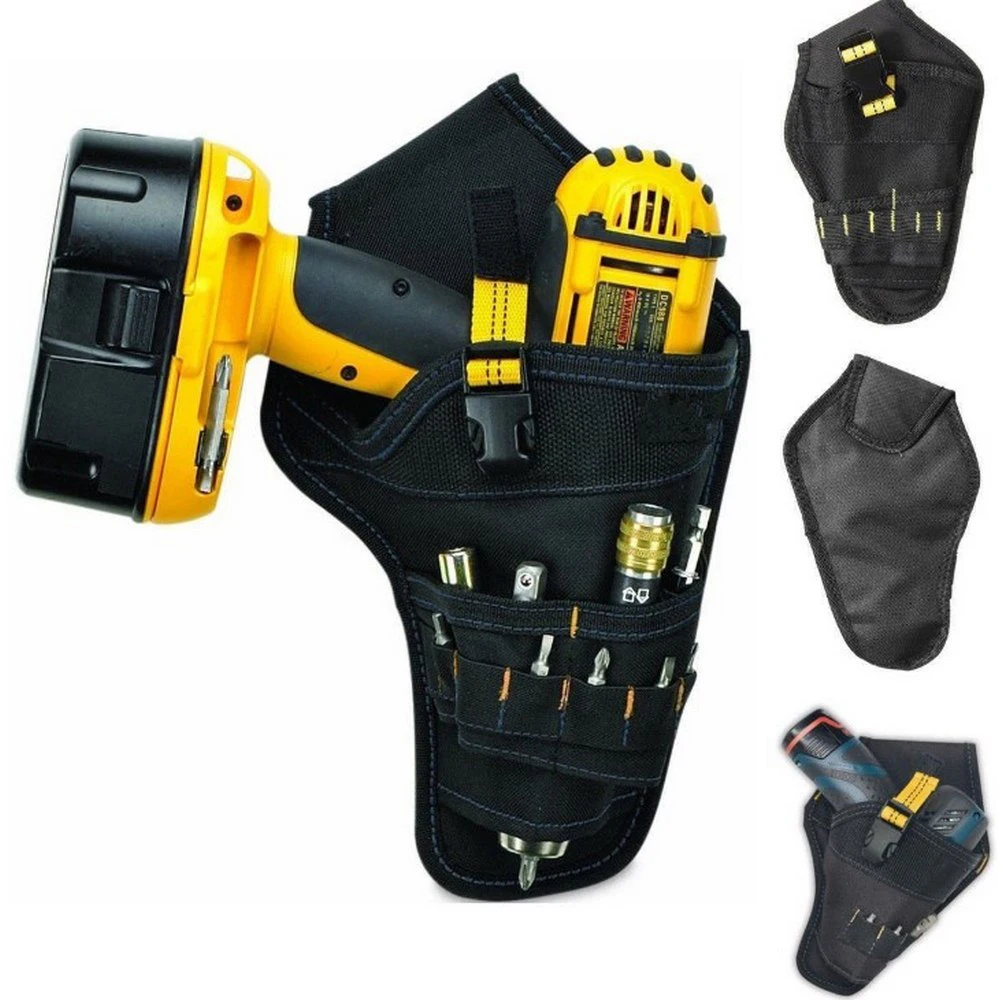 

Oxford Cloth Drill Holster Waist Tool Bag Electric Waist Belt Tool Pouch Bag for Wrench Hammer Screwdriver Holder Kit Pockets