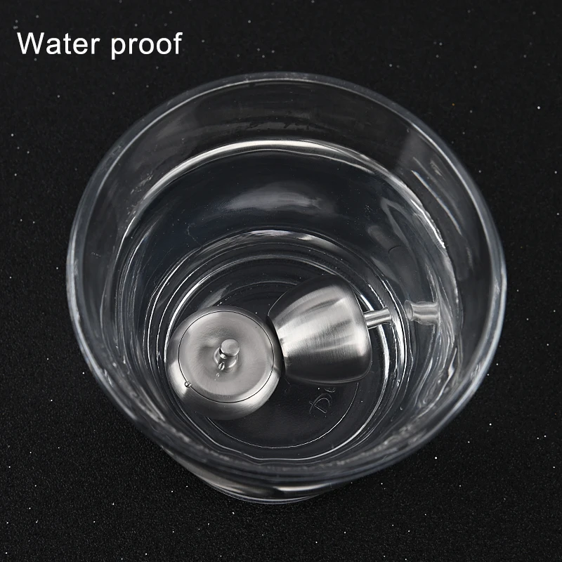 Мини-водонепроницаемая канистра из нержавеющей стали в форме яблока бутылка для