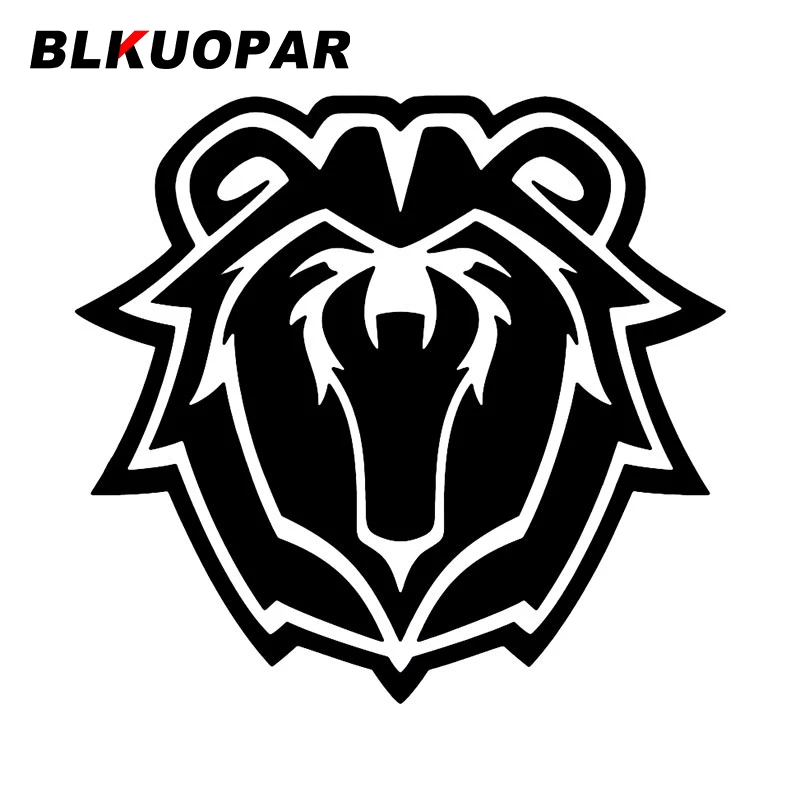 

Креативная наклейка BLKUOPAR в виде головы медведя, оригинальная Водонепроницаемая наклейка на мотоциклетный шлем с защитой от царапин, украше...