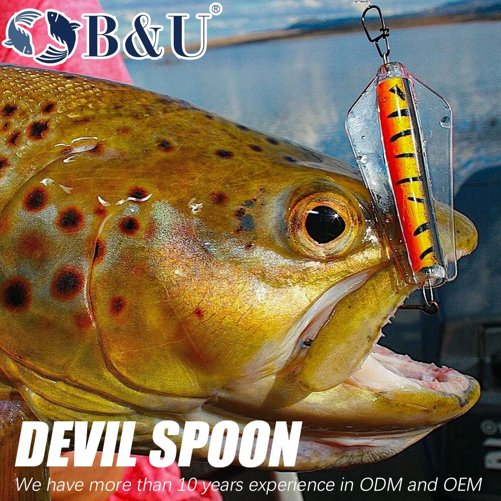B &amp U Spinner Metal Vib Shad Casting Shore Троллинговый джиг Вибрационное лезвие для отсадки