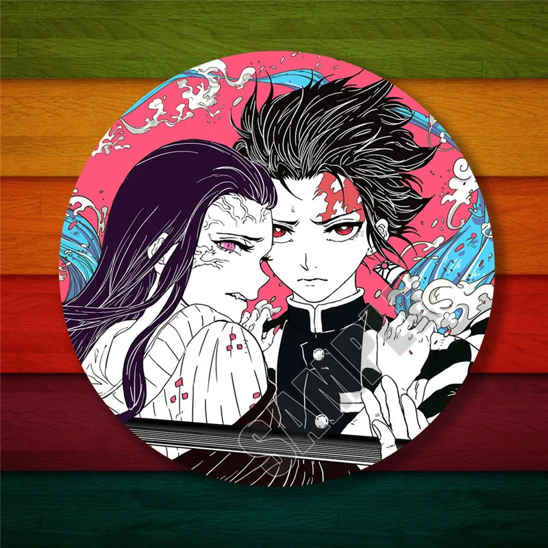 Kimetsu No Yaiba: Yuukaku-hen Значки для косплея аксессуары аниме брошь сумки одежды рюкзака -