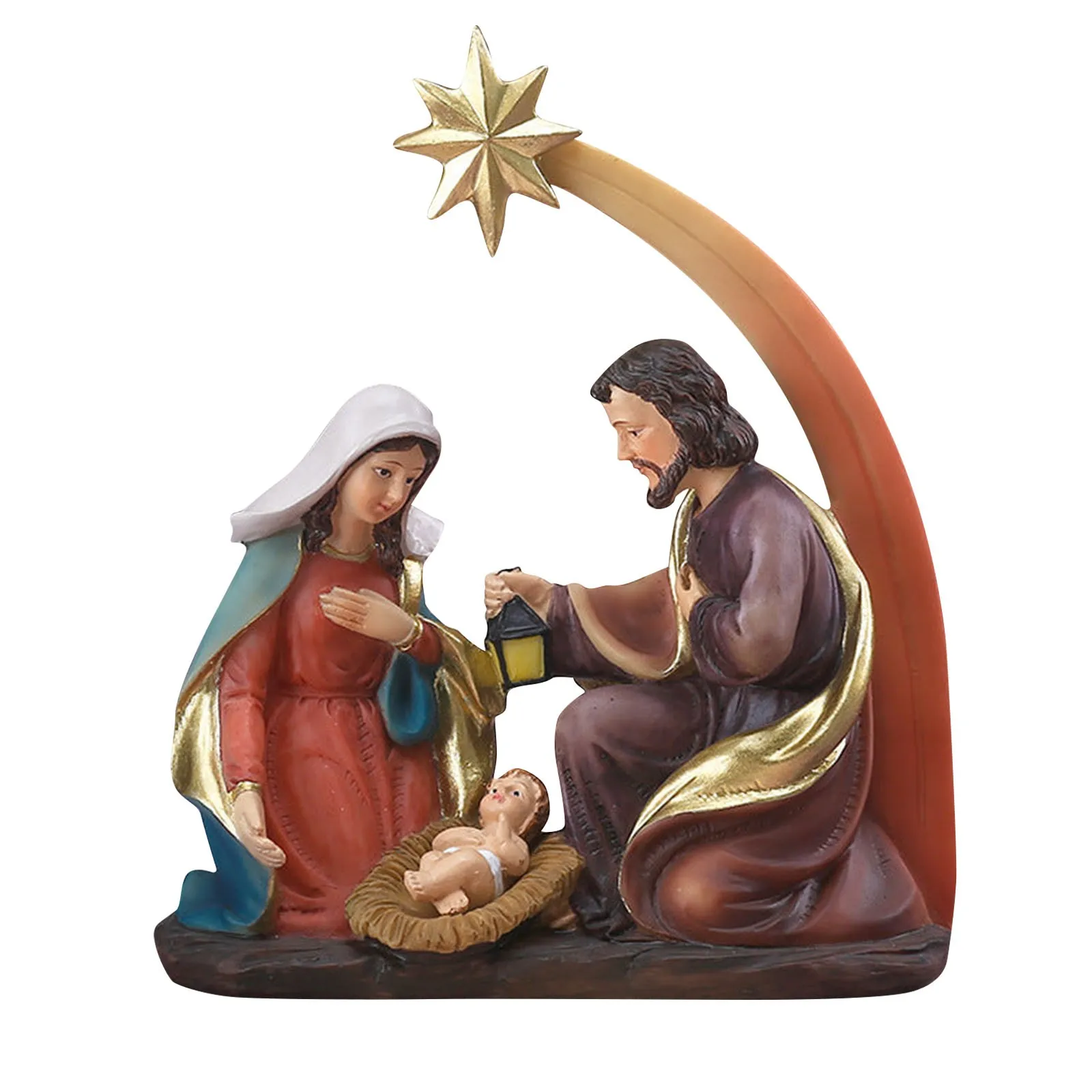 Настольное украшение для Роом Декор Пасхальная семейная статуя подарок