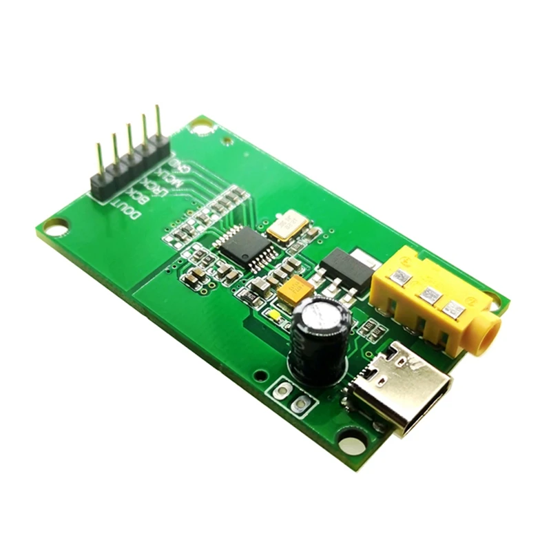 

Stereo Analog Audio Differential Differential Balanced Input Conversion AUX Single-Ended 3.5 Output Amplifier Board
