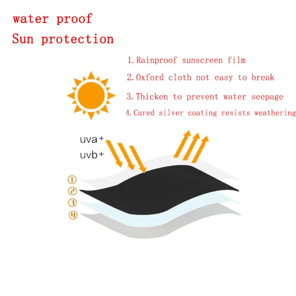 Patio Heater Cover Protection Waterproof Windproof Dustproof Pyramid Vertical Outside Universal Multi-Purpose | Дом и сад