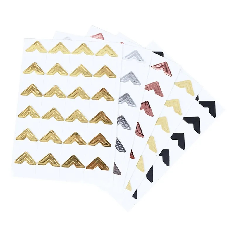 

120Pcs Vintage Edge Kraft Stickers Photo Stickers Diy Handbook Album Accessories Scrapbook Frame Decoration